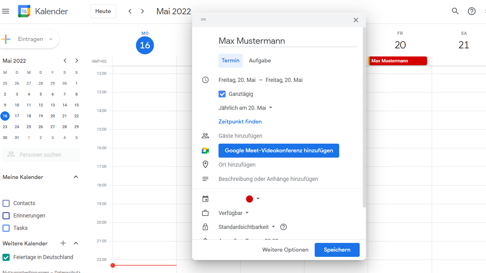 Geburtstage in Google Kalender erstellen und verwalten - so geht's - CHIP